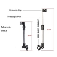 Umbrella Bicycle Holder Umbrella Connection Rain Tools Wheelchair Umbrella Holder Baby Stroller Acce