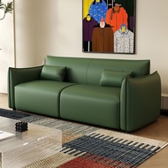 SG⚡Warm island sofa small apartment living room straight row rental house double triple fabric sofa