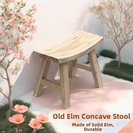 Children Wooden Stool for Changing Shoes Small Household Saddle Design
