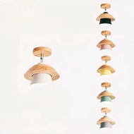 Modern minimalist wooden LED ceiling light bedroom decoration ceiling light corridor ceiling light b
