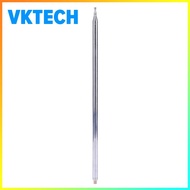 [Vktech]5.6M Stainless Steel Telescopic Whips DIY Replacement Antenna Aerial for HF Radio V Antenna 