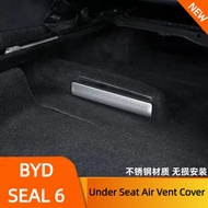 BYD SEAL 6 EV Under Seat Air Outlet Mask Stainless Steel Rear Exhaust Air Conditioner Air Outlet Pro