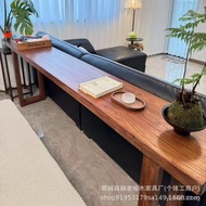 Tree Sofa Study Long Table Bar Table Back Desk Tea Table Living Room Old Elm Wood Long Table FP5Z