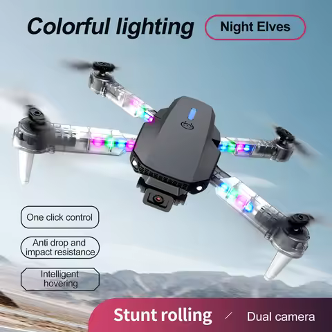 4K HD Dual Camera Mini Drone WiFi FPV E99 MAX Selfie RC UAV 6-Axis Gyro One-Key Auto Return Foldable