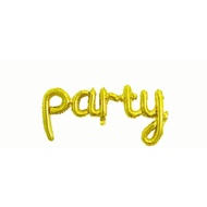 Party Letter Wording Foil Balloon