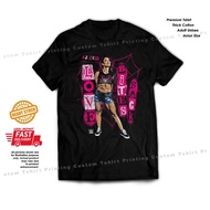 AJ LEE wwe cm punk wrestling cotton tshirt
