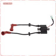 [szxmkj2lp] Outboard Ignition Coil for 9.9HP-40HP 6F5-85570-12 6F5-85570-10 Type C