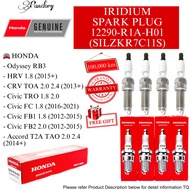 【💯ORIGINAL】HONDA IRIDIUM SPARK PLUG (12290-RB0-J11 DIRF6D13)(12290-R1A-H01 SILZKR7C11S) CITY JAZZ CR