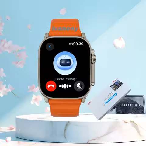 Smart Watch Men Women 485*520 Amoled Display Bluetooth Call Compass AI Robot TWS Eerphone Connect HK