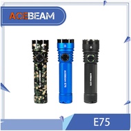 ACEBEAM E75 Quad-core high-efficiency LED high-intensity rechargeable flashlight, waterproof for hom