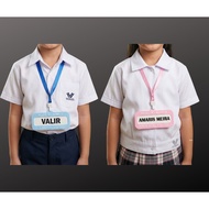 Premium Large 16cm 3D Printed Personalized Name Tags with Free ID Lace / Lanyard