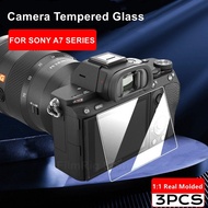 3PCS Camera LCD screen protector HD glass For Sony A9 A7S A7R A7CR A7C A77 A7 A1 IV V VI III II ILCE