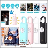 CYMX Personal Alarm Safety Keychain, Panic Security 130dB Emergency LED Torch Keyring,  Portable ABS