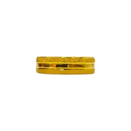 916 Gold (22K Dual-Finish Wedding Band) | The Stardust 916 Band (1.32g/Size: 10)