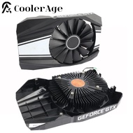 NO RGB NO RGB Black EnChenBan Video Card Heatsink For ASUS PHOENIX GTX 1660 Ti 1650 1660 1660Ti SUPER 06G 95MM GTX1650 GTX1660 Gtx1660ti GPU Cooler Heatsink