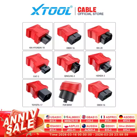 XTOOL Original Universal Main OBD2 Connector for Toyota for Hyundai for Honda for KIA for Fiat work 