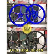 OFFER FG505 RS150 sport Rim Dynopro FG 505 Dyno pro size 160x185 ( Free disc depan )