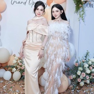 [KT CLOTHING] Đầm body lông vũ sang chảnh quý phái