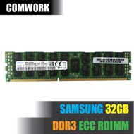 แรม SAMSUNG 32GB DDR3 ECC RDIMM REGISTERED REG SERVER RAM MEMORY PC3 WORKSTATION