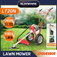 OGAWA LT20N Hand Push Lawn Mower Brush Cutter Mesin Rumput Tolak (51.7cc) Free Gift Hand Push Grass Cutter