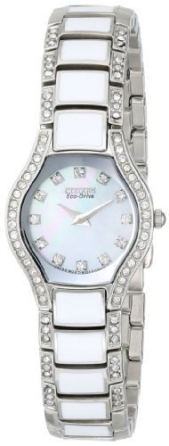 (Citizen) Citizen Women s Eco-Drive Crystal Accented Watch, EW9870-81D