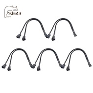 4-Pin PWM Fan Splitter Hub Cable forMotherboard andCPU PC Case Fan Extension Adapter Y Splitter Cabl
