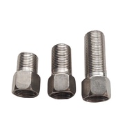 Stainless Steel Pipe Extension Threaded Fitting Sink Pipe Connector Penyambung Kepala Paip [ 40mm, 5