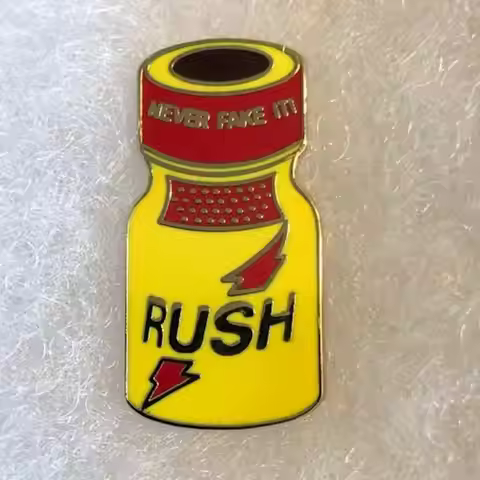 Rush Poppers Enamel Pin