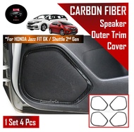 🔥SG SELLER🔥Honda Jazz Fit GK3 GK5 Shuttle Car Speaker Border Audio Trim Carbon Fiber Frame Accesso