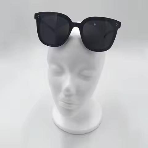 Foam Female Mannequin Head Model EPS Flocking Wigs Glasses Cap Display Holder Stand Model Photo Stud