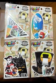 Mario 旅行貼紙 4張共$98 Super Mario Odyssey Travel Sticker Switch Silicon Mario Party 瑪利歐 Super Mario Bros 玩具 瑪利奧 孖寶兄弟 Nintendo