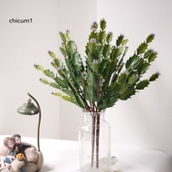 CC No Watering Fake Flower Artificial Cactus Plant 13 Inch Realistic Artificial Cactus with Purple F