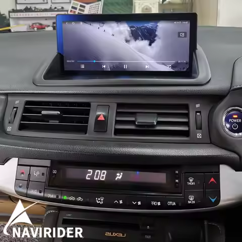 10.25" Qualcomm 665 RHD Android 14 Screen For Lexus CT200h CT200 H 2013 GPS Car Radio Multimedia Vid