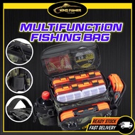 KFT Fishing Bag Beg Pancing Mancing Multifunction Waist Bag Box Waterproof Large LightWeight Heavy D