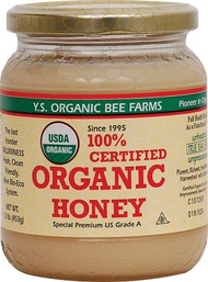 YS Royal Jelly/Honey Bee - Organic Honey， 16 oz gel