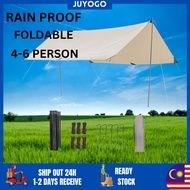 🔥READY STOCK🔥JUYOGO Large  FLY SHEET TROFEO TM-293 Tent Tarp 3X3 & 3X5 METER  camping Outdoor Sun Sh