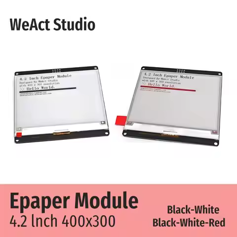 WeAct 4.2'' 4.2 Inch Epaper Module E-paper E-Ink EInk Display Screen SPI Black-White Black-White-Red