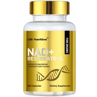 120 Capsule-1000MG NAD+ Resveratrol Boosting Supplement More Efficient Than NMN Nicotinamide Ribosid