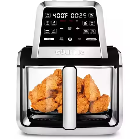 7-Qt Digital Air Fryer with 10 Presets for Healthy Cooking at Home - Non-Toxic Stainless Steel Baske