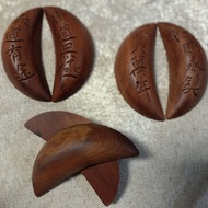 Kayu Jujube Holy Grail Holy Heksagram Tao Bekalan Buatan Tangan Tanduk Bulan Sabit Holy Grail Portab