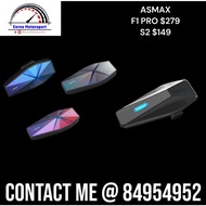 [SG Seller 🇸🇬] ASMAX F1 Pro S2 Helmet Intercom Mesh Bluetooth