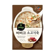 [DJS LIFESTYLE] 🇰🇷韓國 CHEILJEDANG BIBIGO RICE PORRIDGE WITH BEEF & MUSHROOM 香菇牛肉即食粥 280G 現貨發售！歡迎親臨我哋網