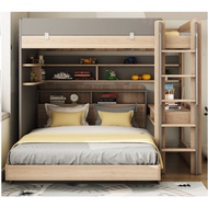 (Free Installation) Children's Bunk Bed Series/bed frame/staircase/wardrobe/ladder/loft bed/double decker bed