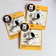 Snoopy Peanut family 75 th anniversary Zip Keychain