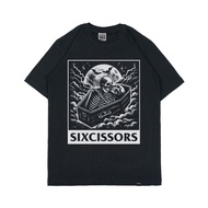 Satanic Metal t-shirt Men's Distro t-shirt BlackWanita SIXCISSORS 666 TWINST