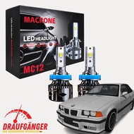 LED Headlight E36 45Watt 12v Original MACRONE MC12 White 6000K PnP bmw