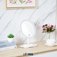 INFORMA TABLE MAKEUP MIRROR 21 X 30.7 CM 5X ENLARGEMENT - WHITE