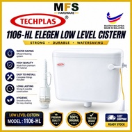 TECHPLAS Elegen Flush 1106-LL Low Level Plastic Flush Cistern Toilet Cistern Tandas Kotak Jamban Kot