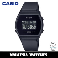 (100% Original) Casio LW-204-1B Quartz Digital Black Resin Strap Women's Watch LW204 LW204-1B LW-204