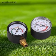 loveshopping1 Pressure Gauge Airpressor Pneumatic Hydraulic Fluid 0-12Bar / 0-170PSI Easy To Read Di